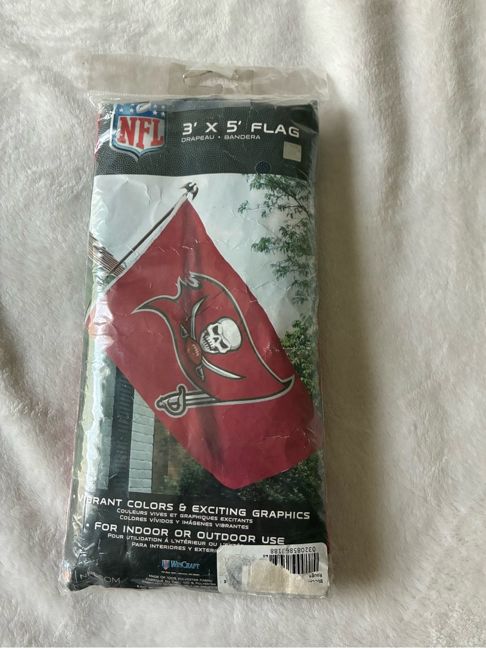 NFL Black and Red 3' x 5' Flag